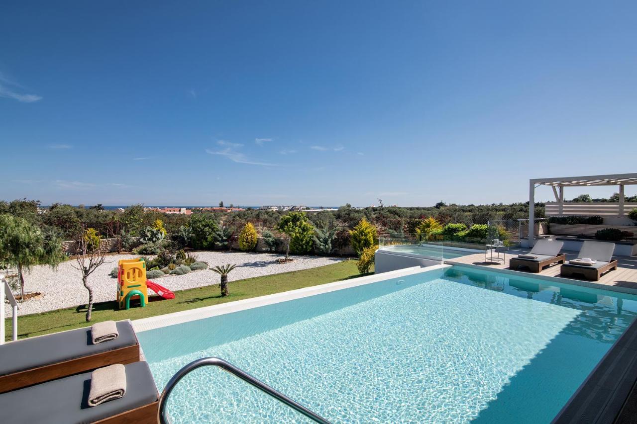 Alba Bianca Villa, Family Retreat With Heated Pool By Thinkvilla Hersonissos (Crete) Exterior foto